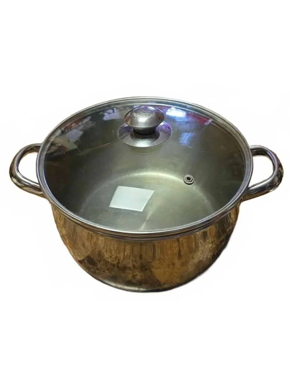 Tools of the Trade 6.5 Quart Stainless Steel Stock Pot Dutch Oven with Lid